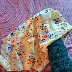 Harve Benard Floral Silk Scarf